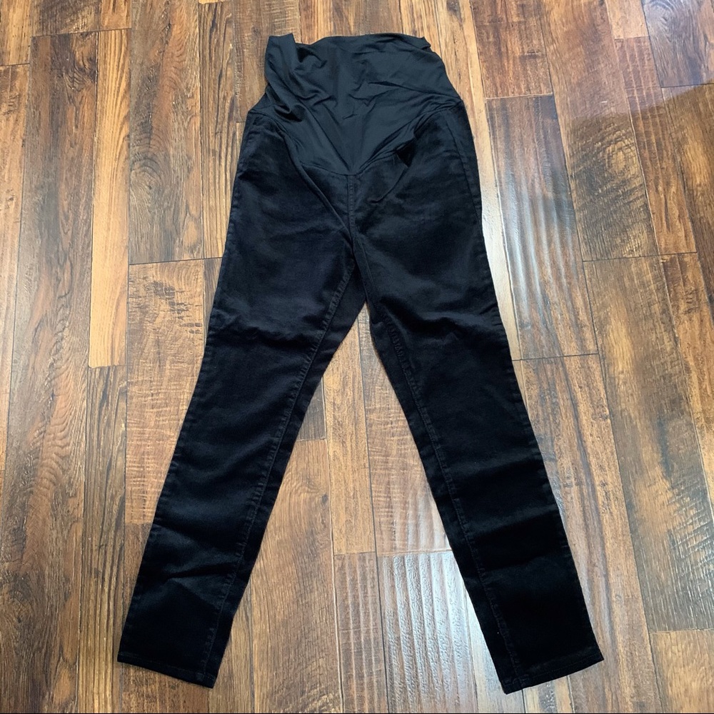 Loft black corduroy maternity pants